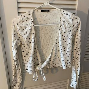 Brandy Melville Wrap Top